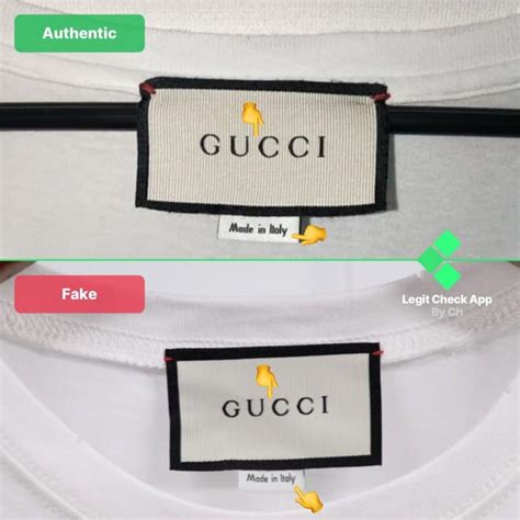 gucci shirt replica|authentic Gucci tag.